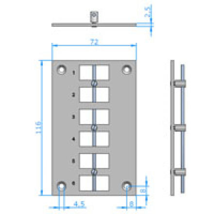 Immagine di Telaio Verticale per Pannello Standard