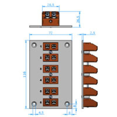 Immagine di Pannello Standard Verticale Alta Tempertura