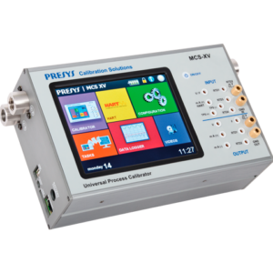 Calibratore universale di processo Presys MCS-XV con display touchscreen per la calibrazione di temperatura, pressione e segnali elettrici